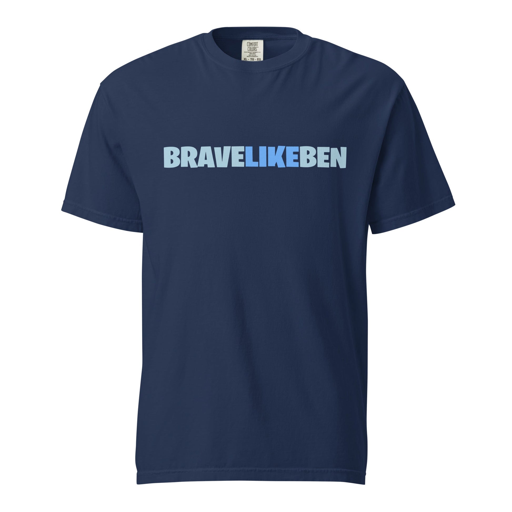 Signature | Comfort Colors T-Shirt | Brave Like Ben | Wordmark Logo