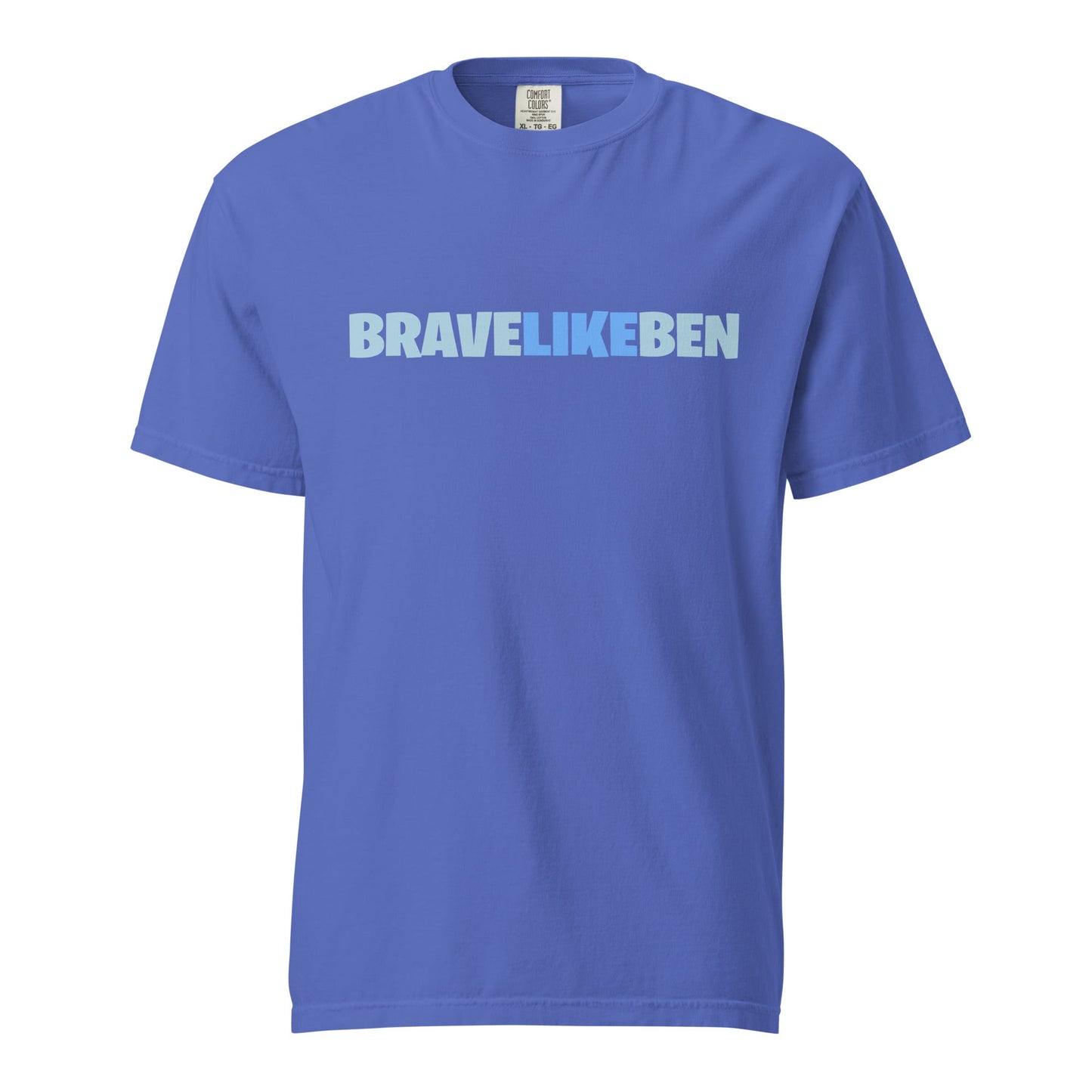 Signature | Comfort Colors T-Shirt | Brave Like Ben | Wordmark Logo