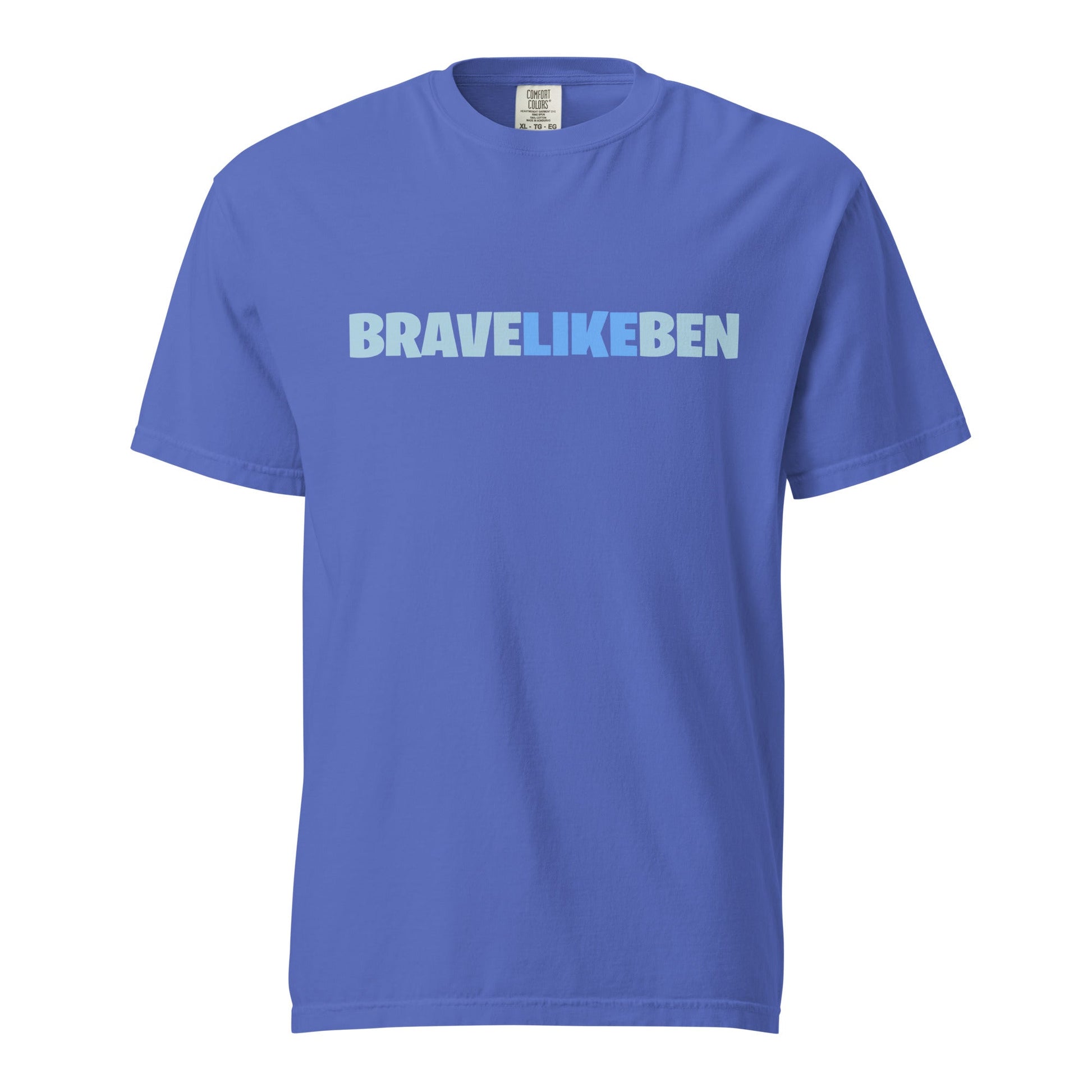 Signature | Comfort Colors T-Shirt | Brave Like Ben | Wordmark Logo