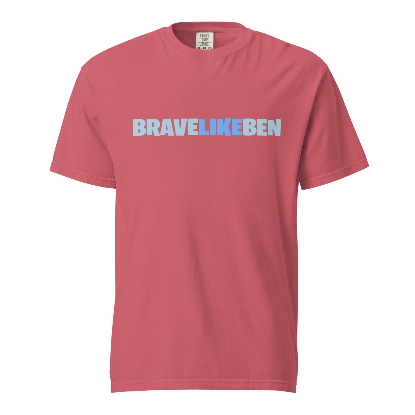 Signature | Comfort Colors T-Shirt | Brave Like Ben | Wordmark Logo