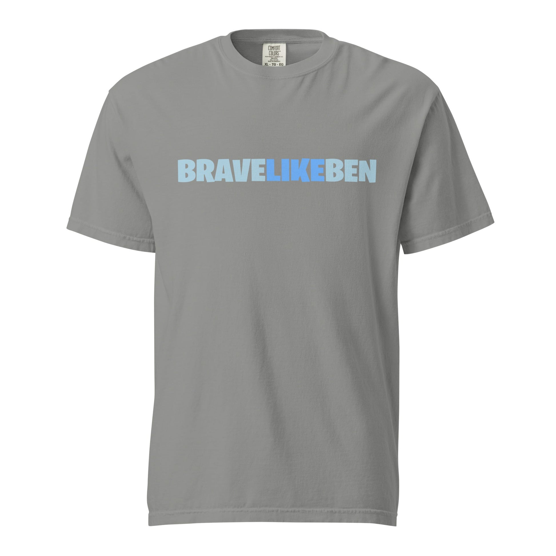 Signature | Comfort Colors T-Shirt | Brave Like Ben | Wordmark Logo