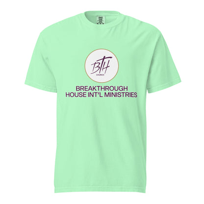 Signature | Comfort Colors T-Shirt | Breakthrough House International Ministries | Crest Logo