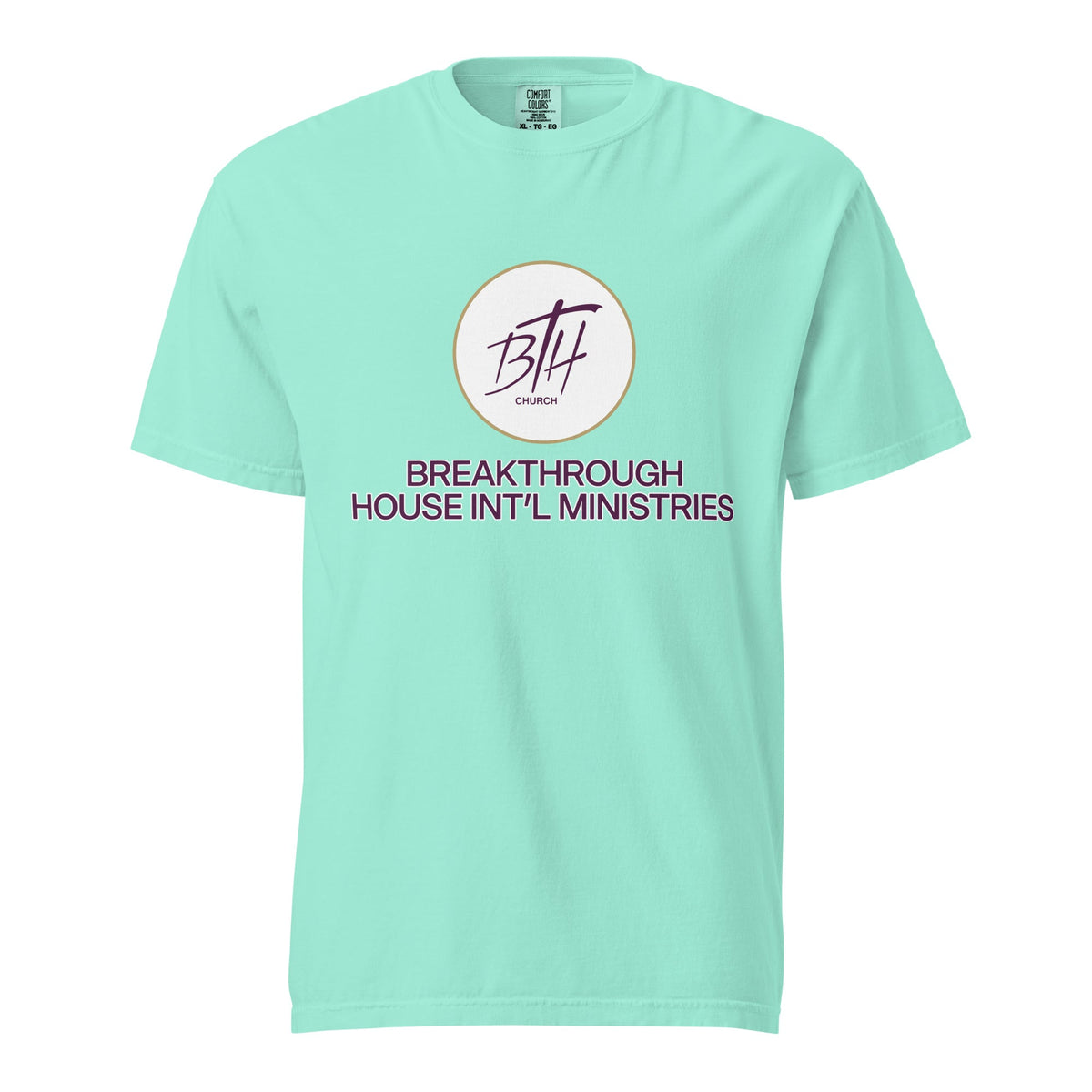 Signature | Comfort Colors T-Shirt | Breakthrough House International Ministries | Crest Logo