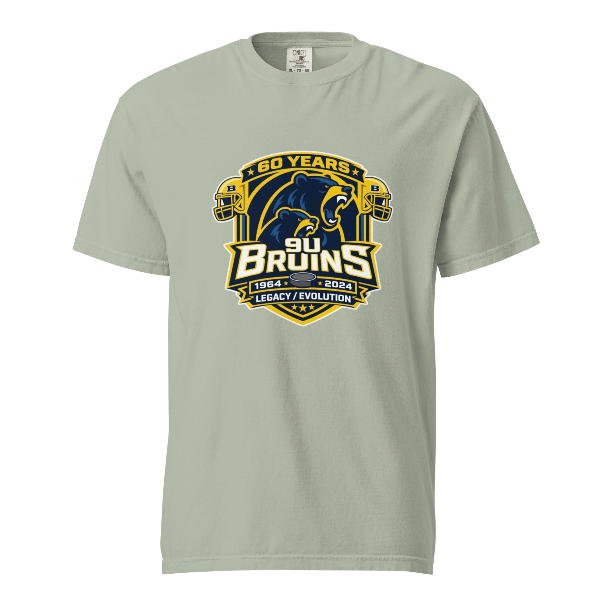 Signature | Comfort Colors T-Shirt | Bruins The Evolution | Legacy Crest Logo