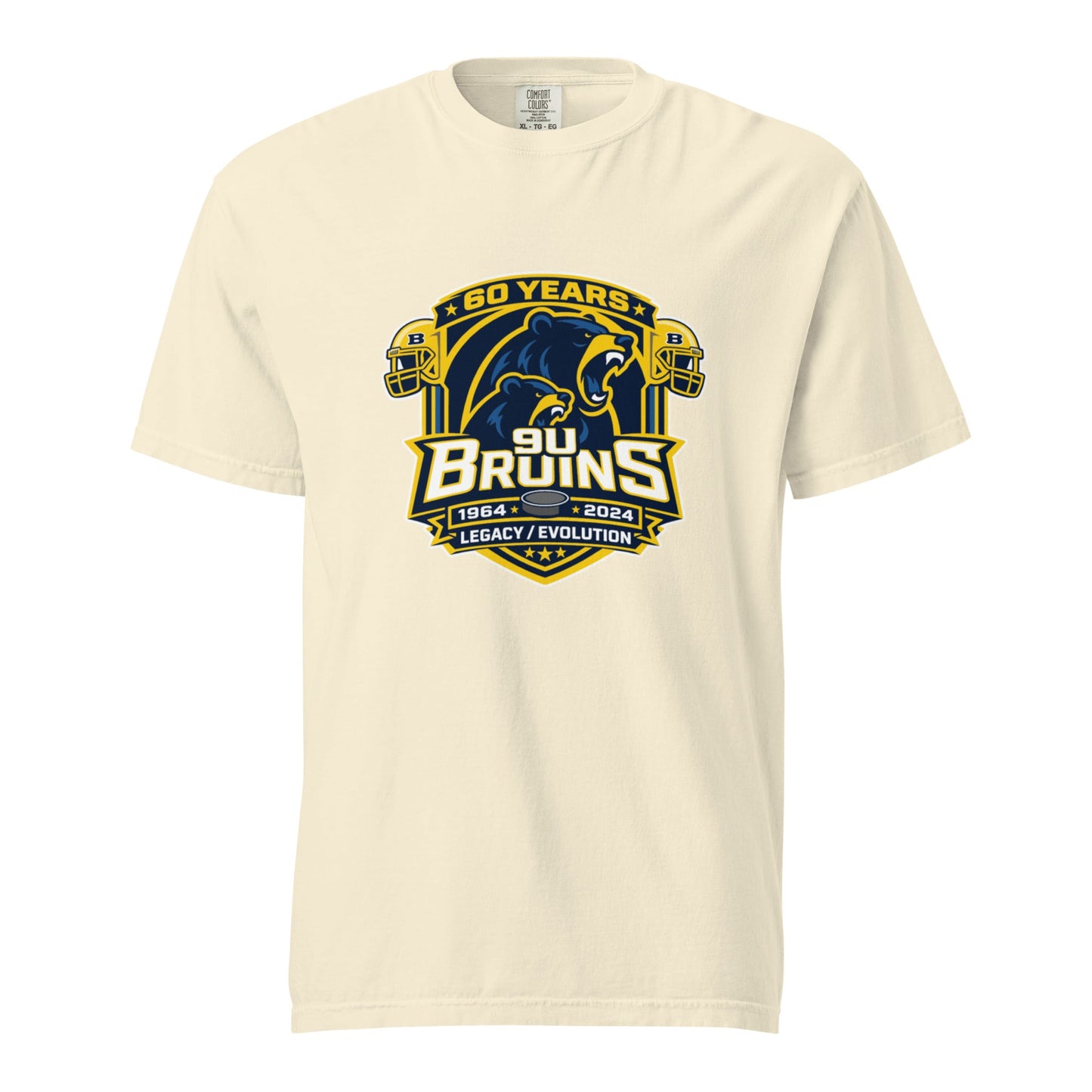 Signature | Comfort Colors T-Shirt | Bruins The Evolution | Legacy Crest Logo