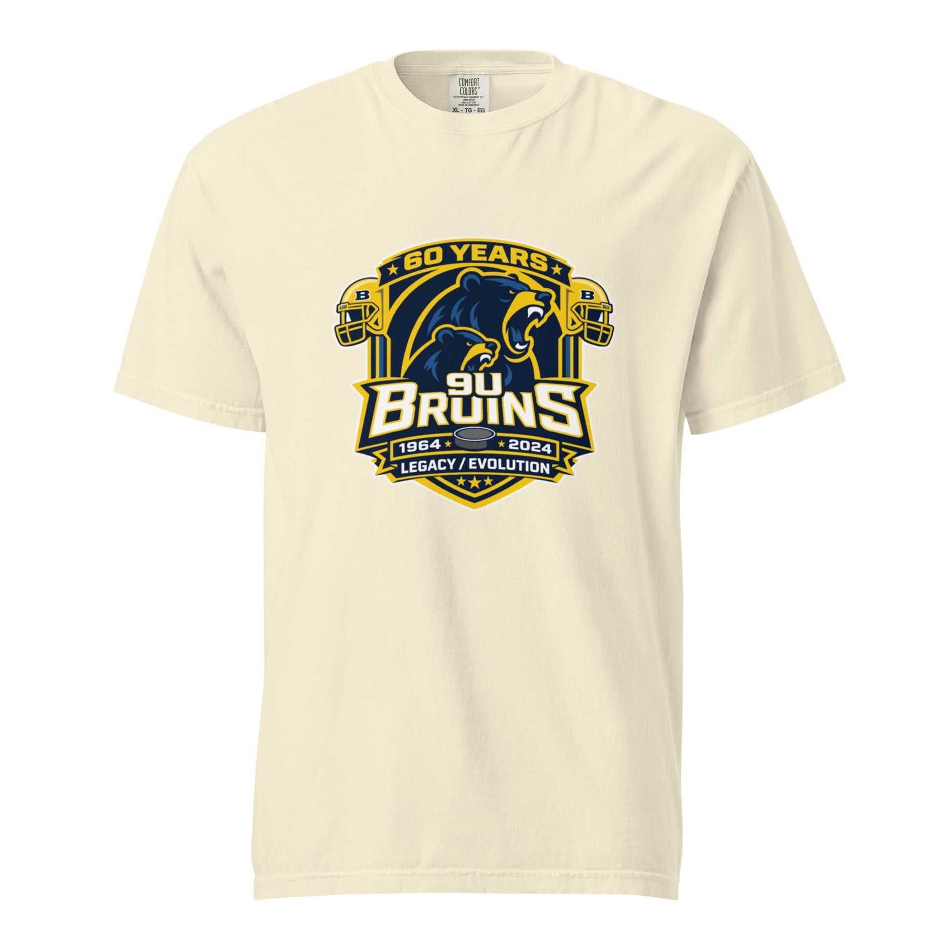 Signature | Comfort Colors T-Shirt | Bruins The Evolution | Legacy Crest Logo