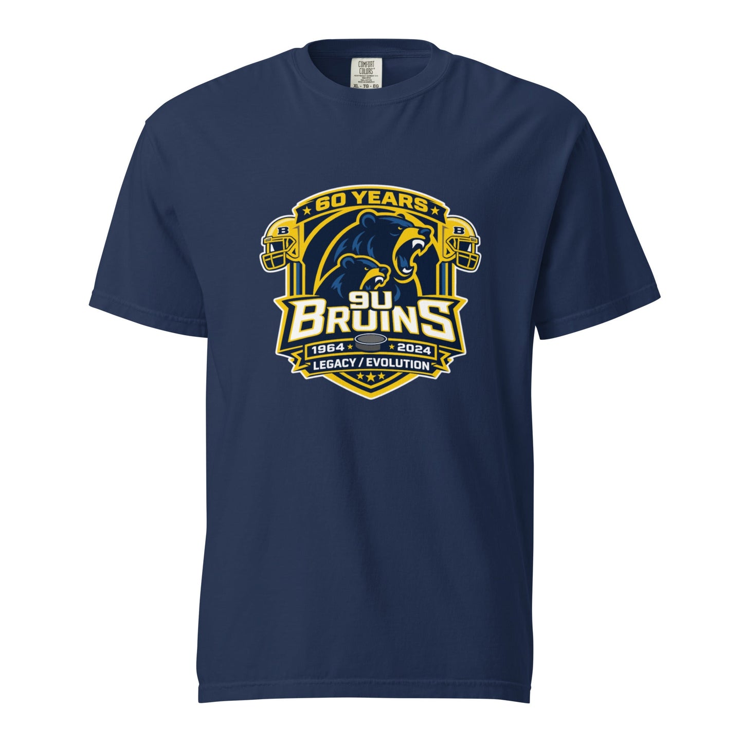 Signature | Comfort Colors T-Shirt | Bruins The Evolution | Legacy Crest Logo
