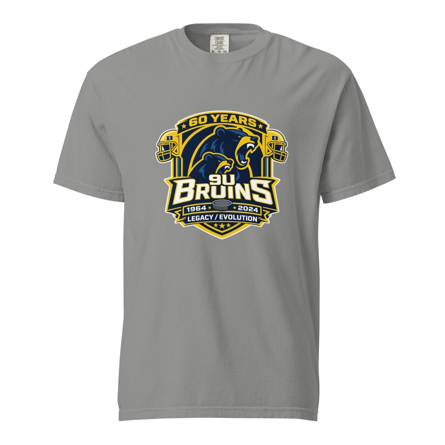 Signature | Comfort Colors T-Shirt | Bruins The Evolution | Legacy Crest Logo