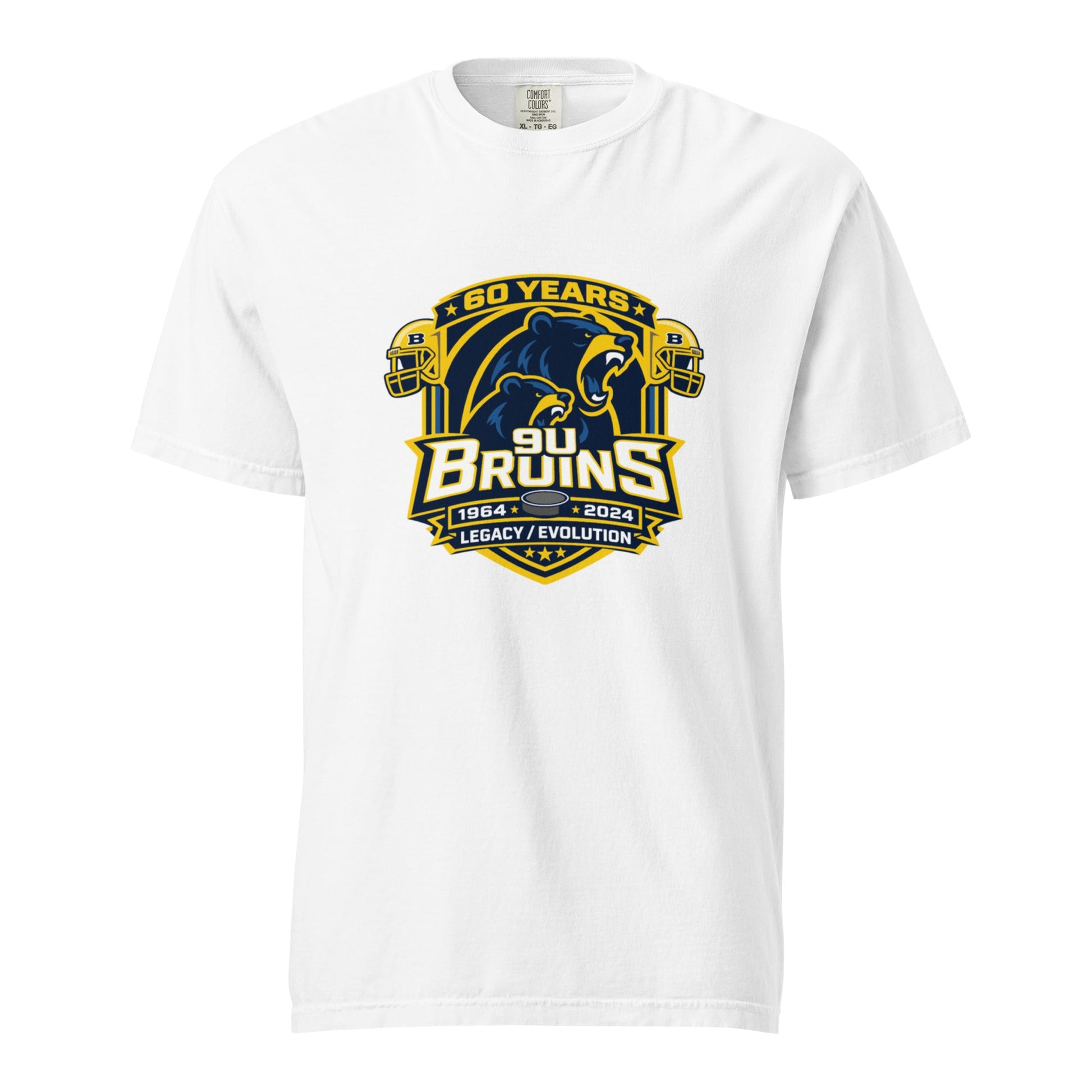Signature | Comfort Colors T-Shirt | Bruins The Evolution | Legacy Crest Logo