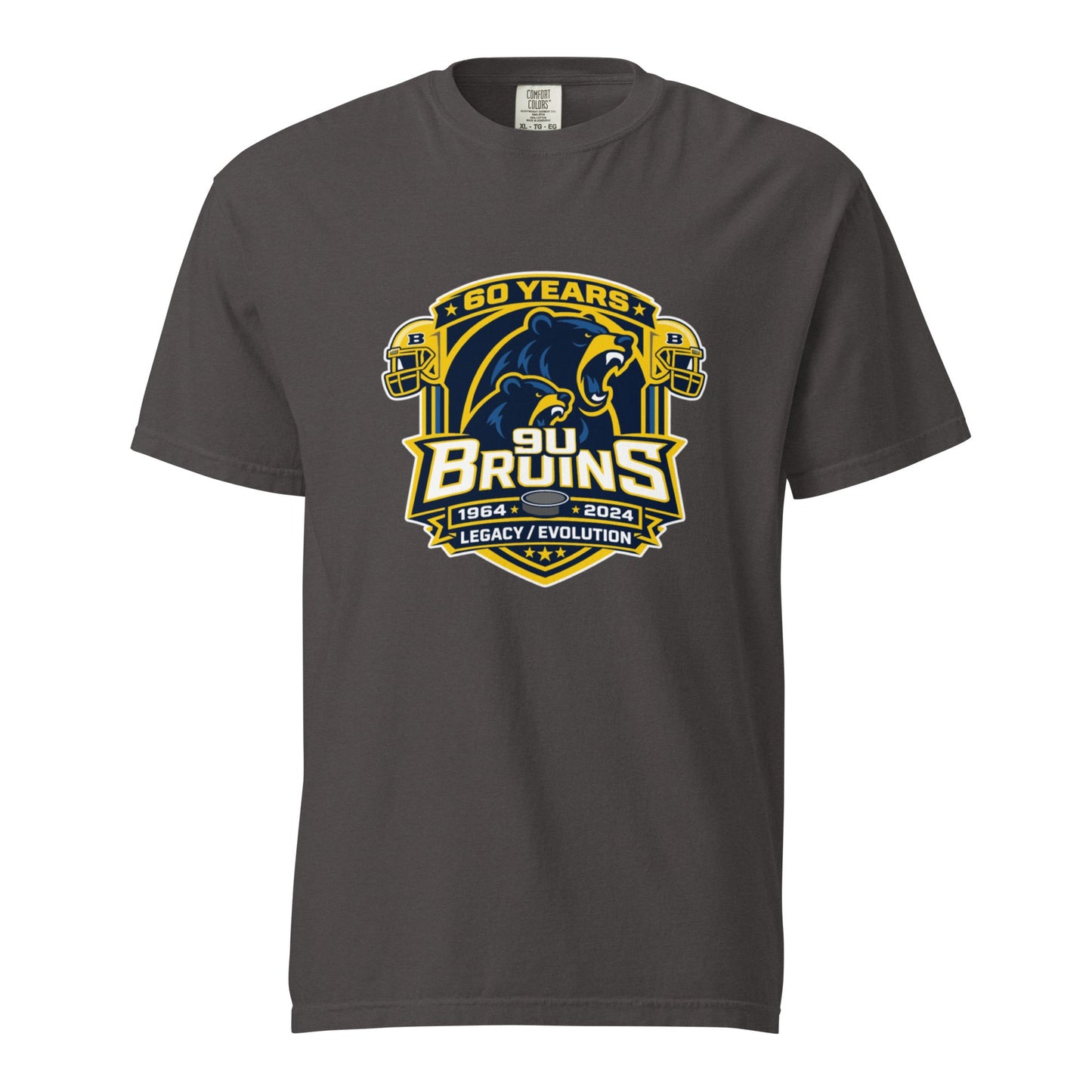 Signature | Comfort Colors T-Shirt | Bruins The Evolution | Legacy Crest Logo