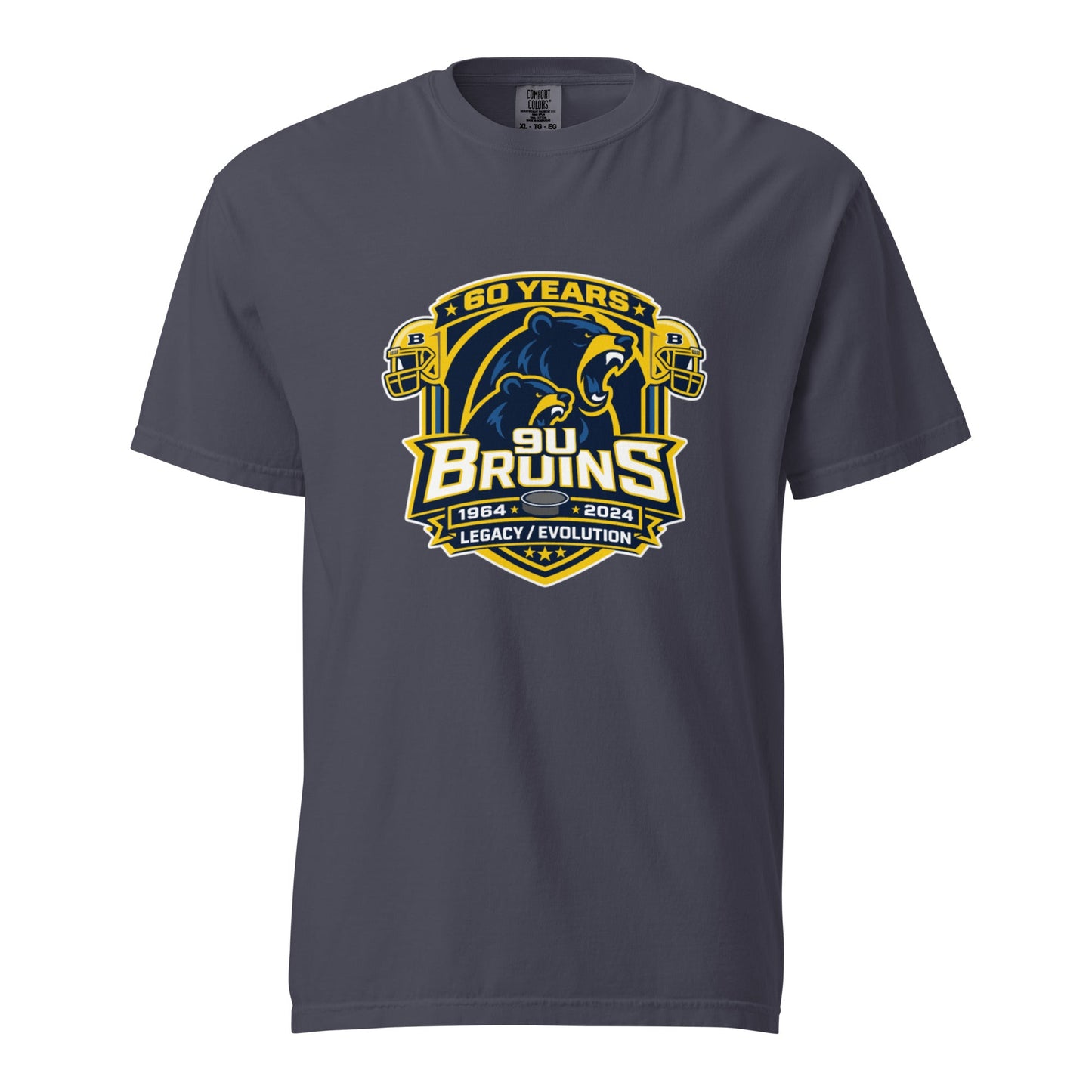 Signature | Comfort Colors T-Shirt | Bruins The Evolution | Legacy Crest Logo