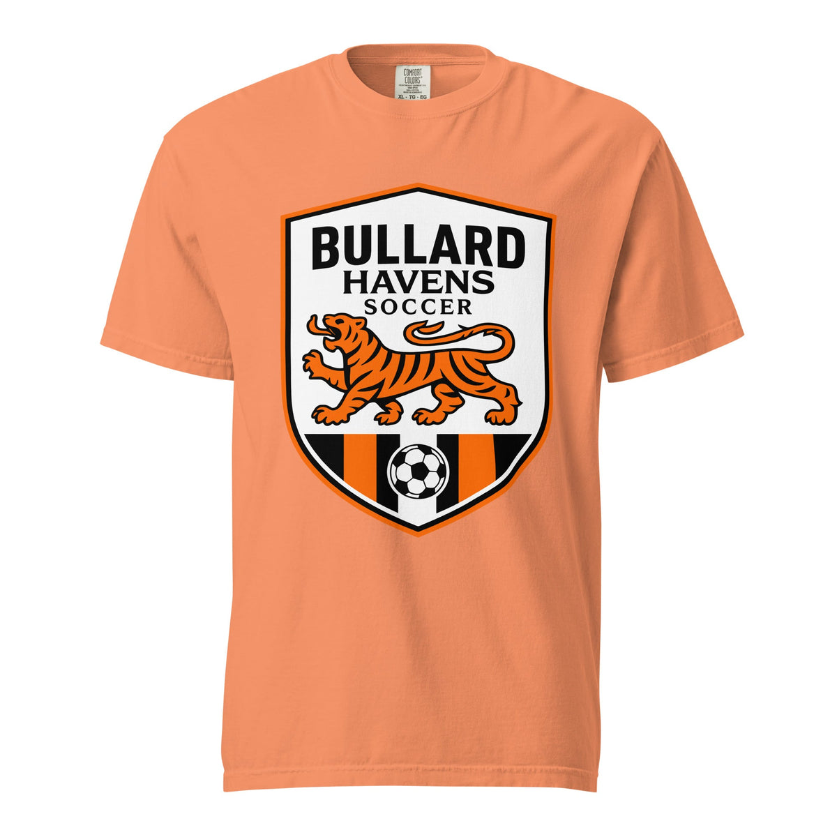 Signature | Comfort Colors T-Shirt | Bullard Havens Boys Soccer | Shield Logo
