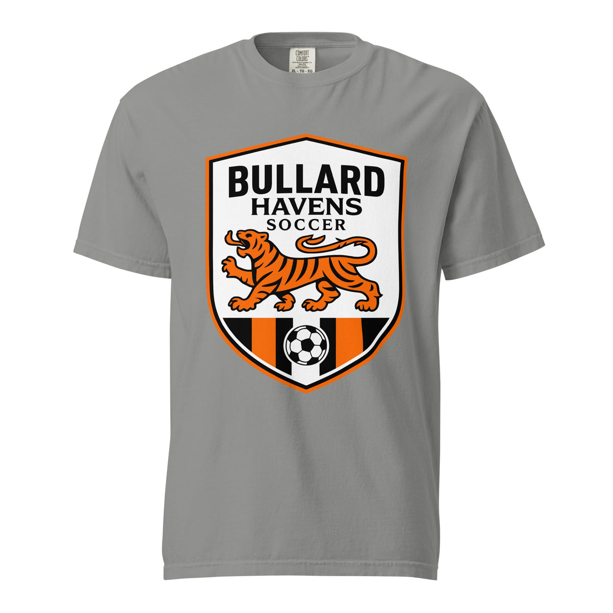 Signature | Comfort Colors T-Shirt | Bullard Havens Boys Soccer | Shield Logo