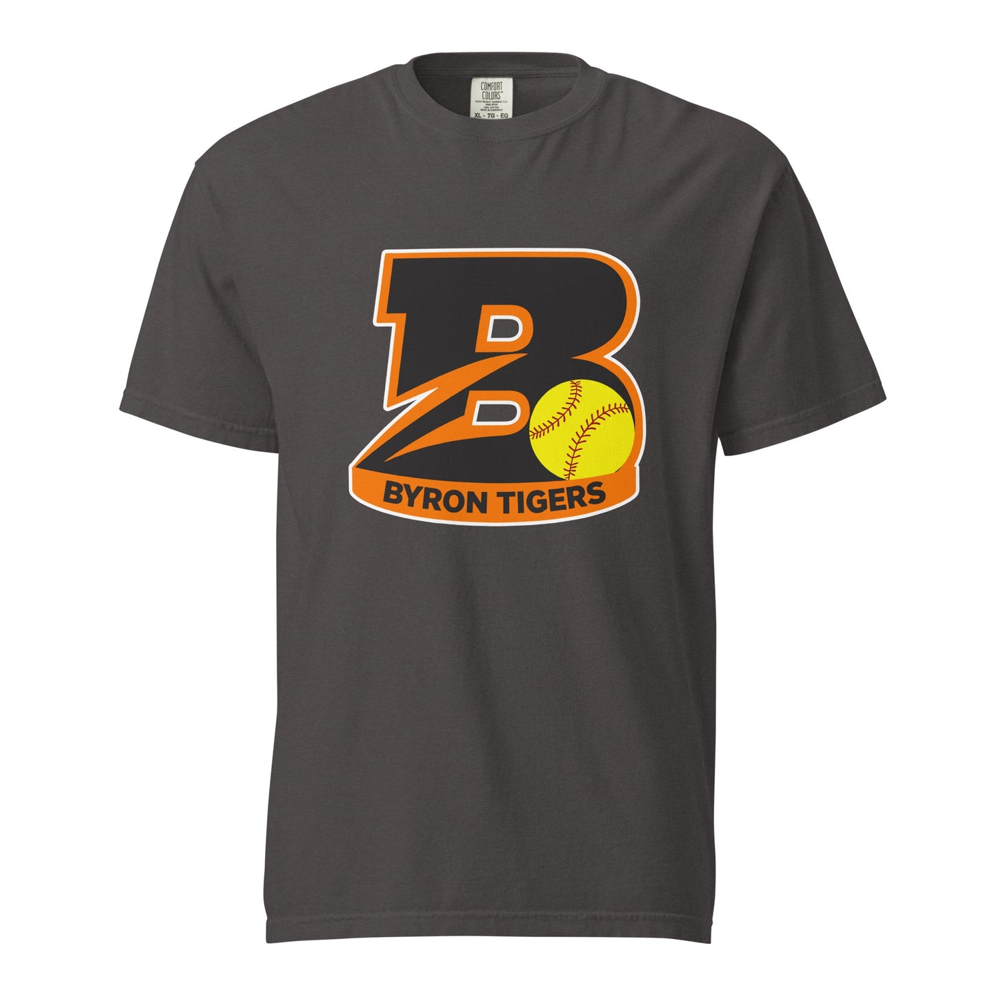 Signature | Comfort Colors T-Shirt | Byron High School Softball | Softball Logo
