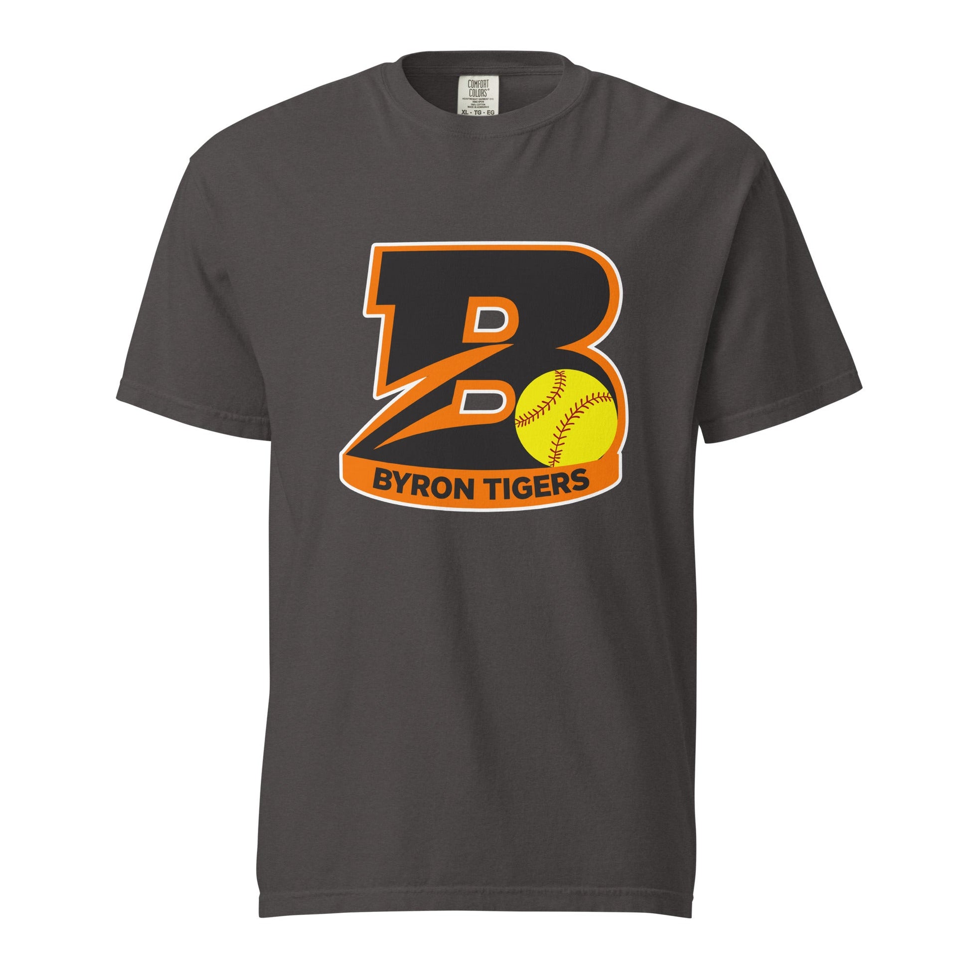 Signature | Comfort Colors T-Shirt | Byron High School Softball | Softball Logo