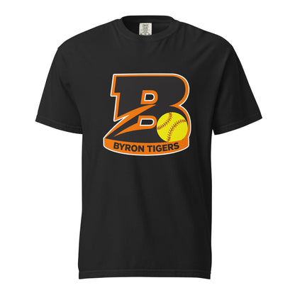 Signature | Comfort Colors T-Shirt | Byron High School Softball | Softball Logo