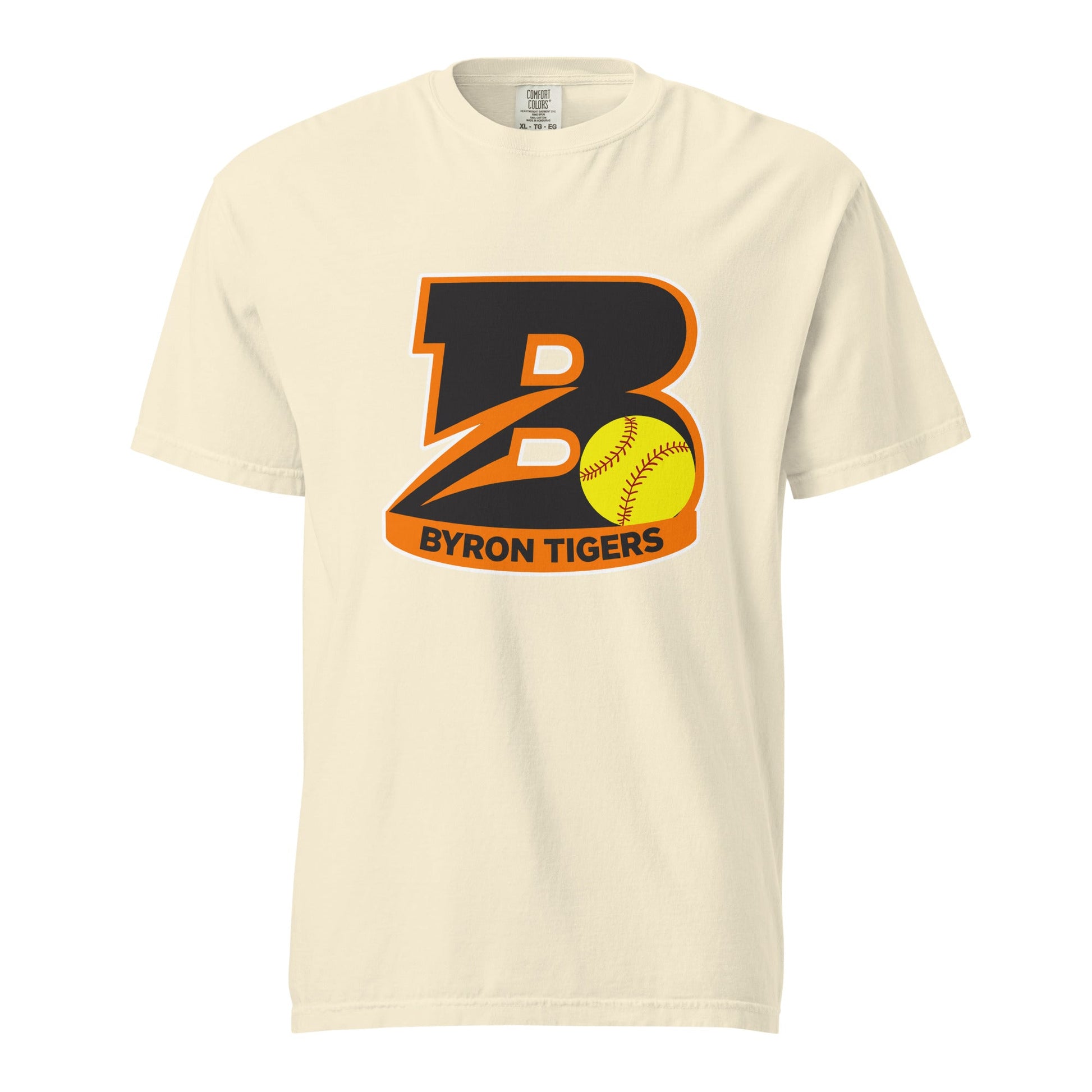 Signature | Comfort Colors T-Shirt | Byron High School Softball | Softball Logo