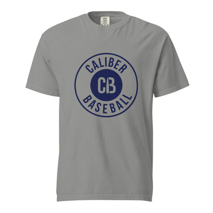 Signature | Comfort Colors T-Shirt | Caliber Baseball | Badge Logo