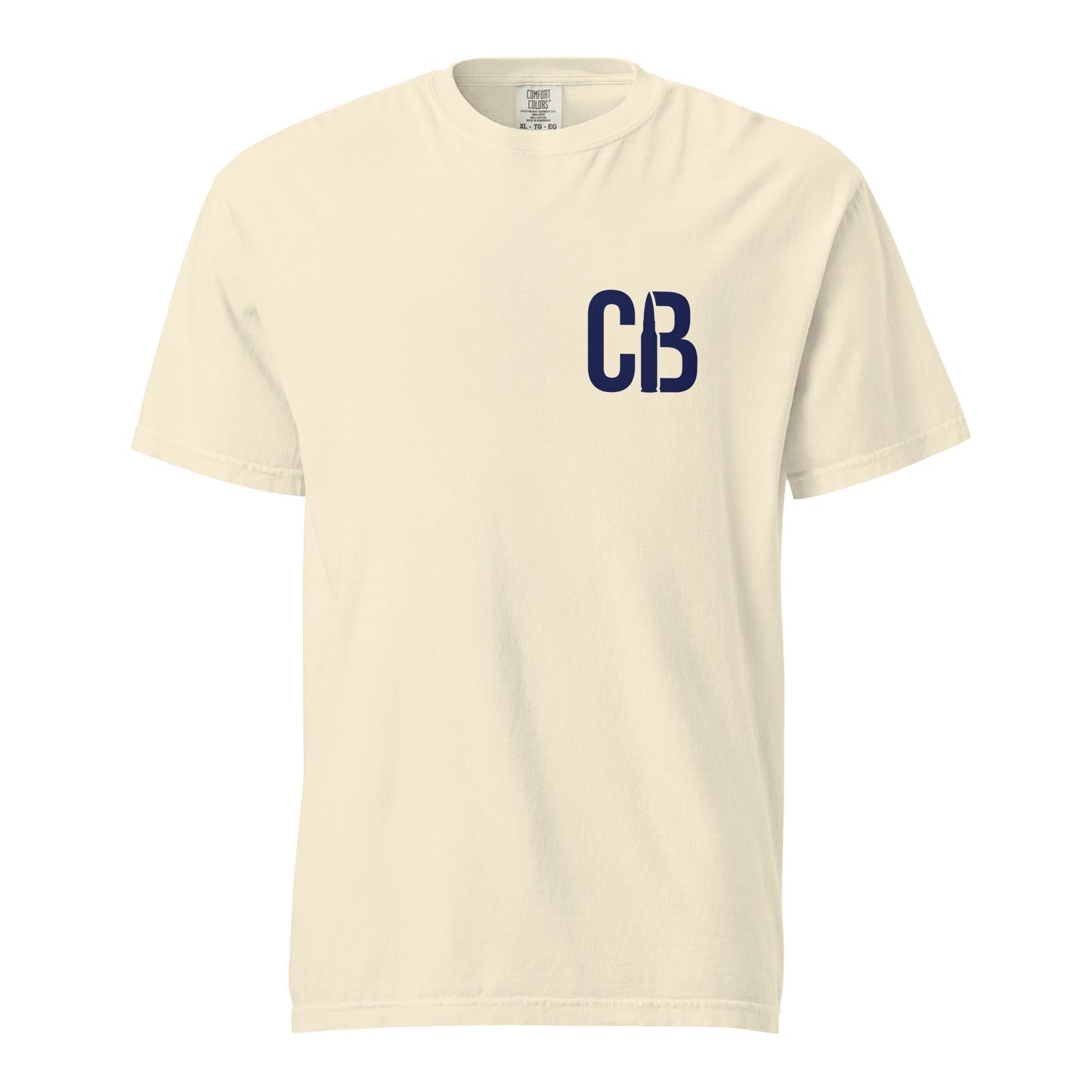 Signature | Comfort Colors T-Shirt | Caliber Baseball | Vanguard Velocity Logo