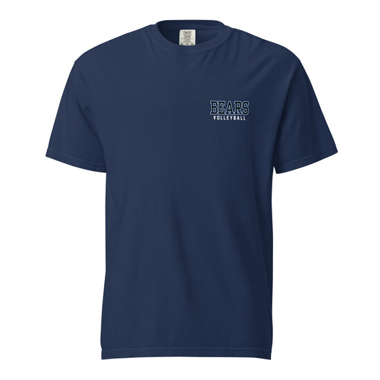 Signature | Comfort Colors T-Shirt | Cambridge Volleyball | Block Bears Logo