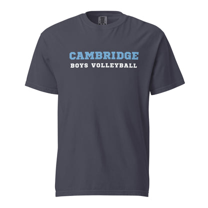 Signature | Comfort Colors T-Shirt | Cambridge Volleyball | Block Script Logo