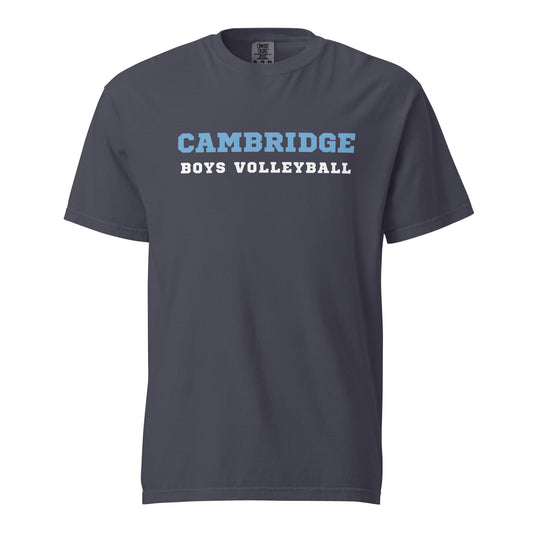 Signature | Comfort Colors T-Shirt | Cambridge Volleyball | Block Script Logo