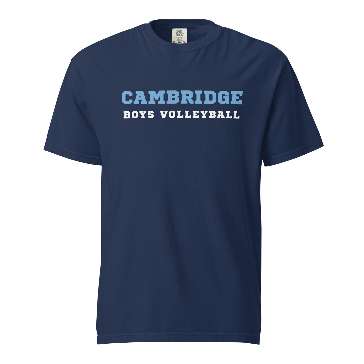 Signature | Comfort Colors T-Shirt | Cambridge Volleyball | Block Script Logo