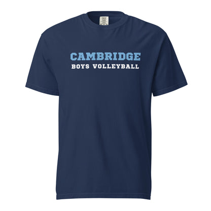 Signature | Comfort Colors T-Shirt | Cambridge Volleyball | Block Script Logo