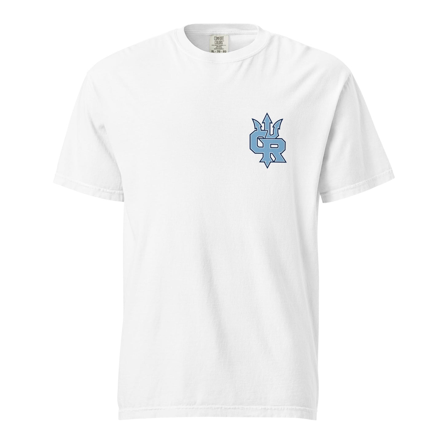 Signature | Comfort Colors T-Shirt | Cape Riptides Baseball | Crest Logo