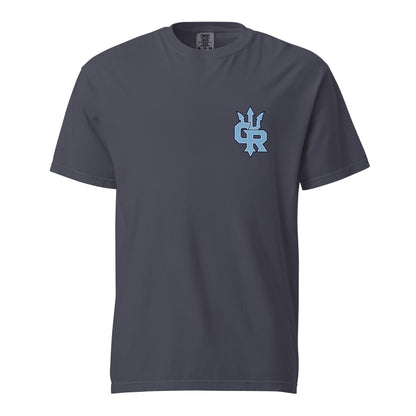 Signature | Comfort Colors T-Shirt | Cape Riptides Baseball | Crest Logo