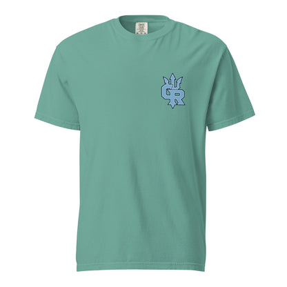 Signature | Comfort Colors T-Shirt | Cape Riptides Baseball | Crest Logo