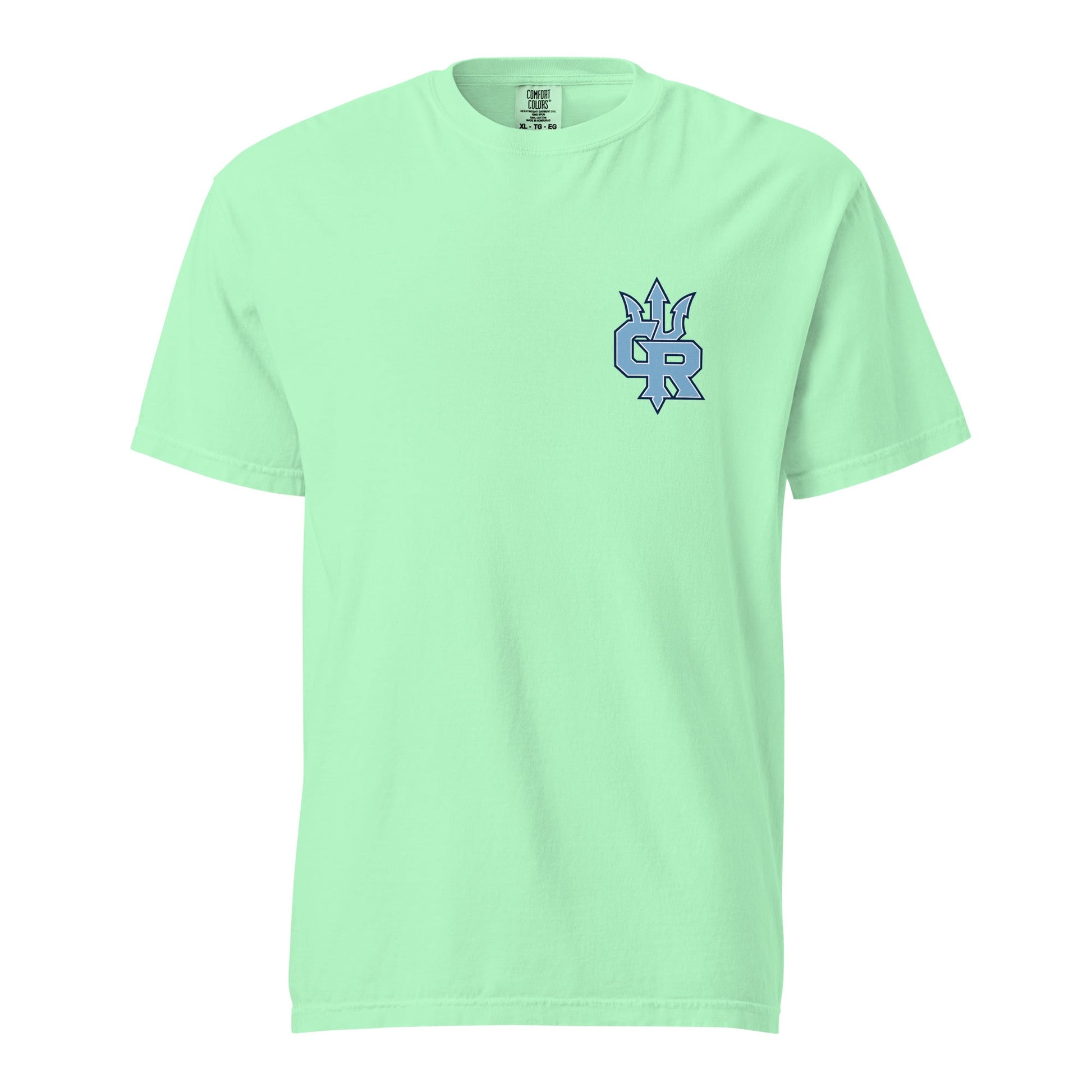 Signature | Comfort Colors T-Shirt | Cape Riptides Baseball | Crest Logo