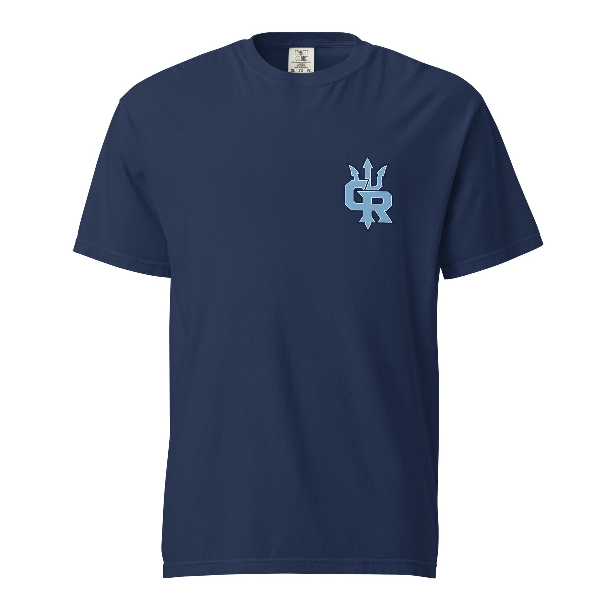 Signature | Comfort Colors T-Shirt | Cape Riptides Baseball | Crest Logo