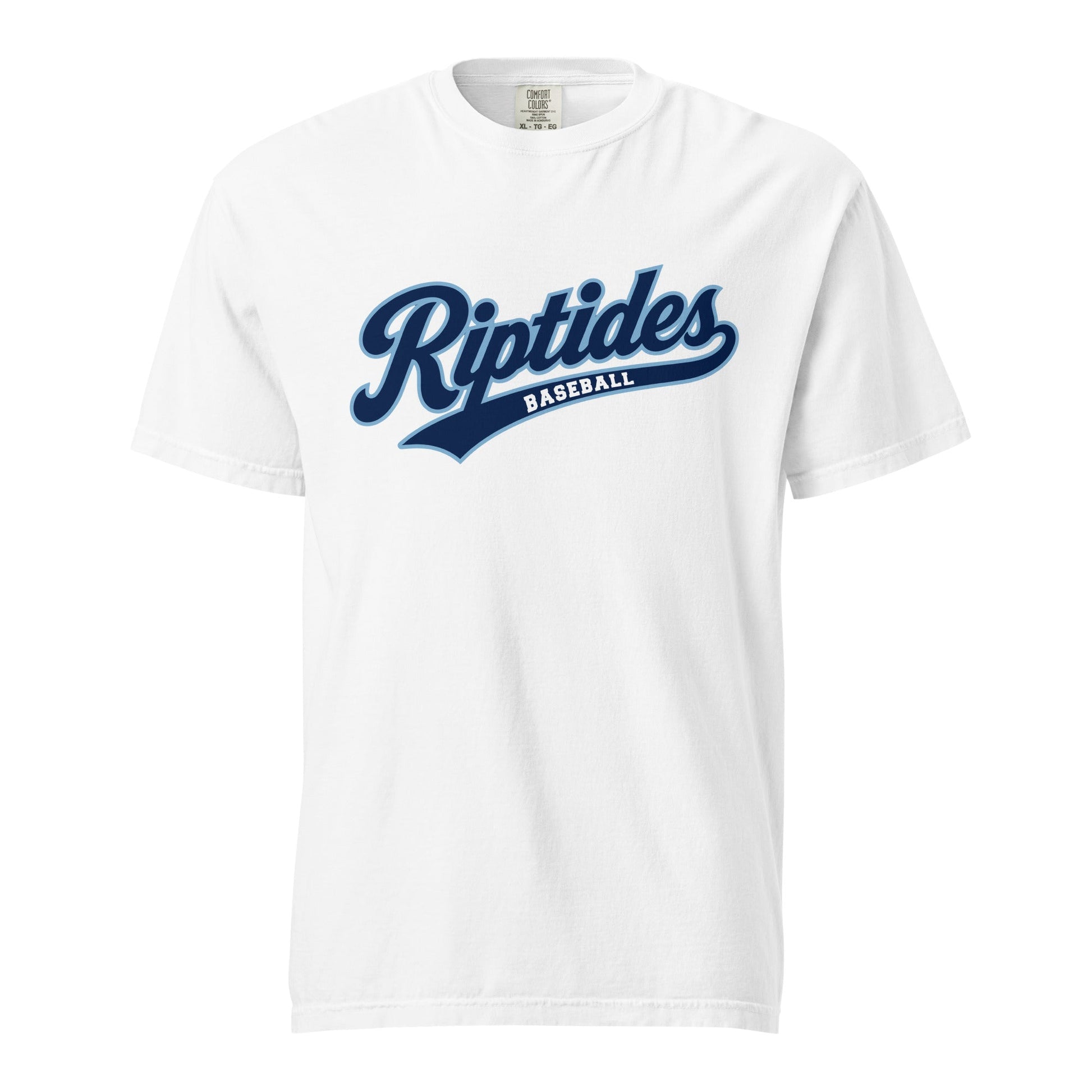 Signature | Comfort Colors T-Shirt | Cape Riptides Baseball | Modern Script Logo