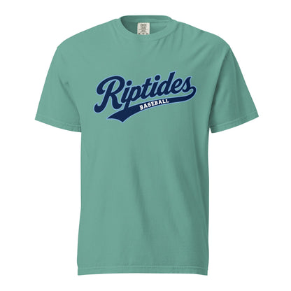 Signature | Comfort Colors T-Shirt | Cape Riptides Baseball | Modern Script Logo