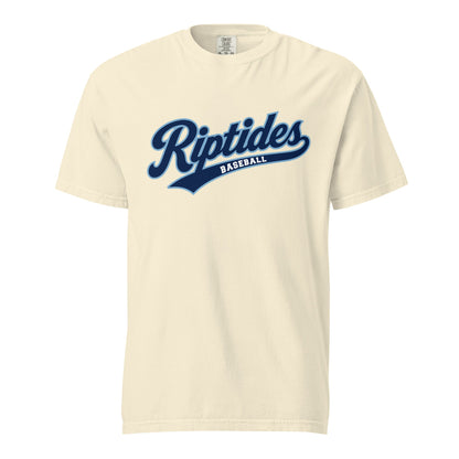 Signature | Comfort Colors T-Shirt | Cape Riptides Baseball | Modern Script Logo