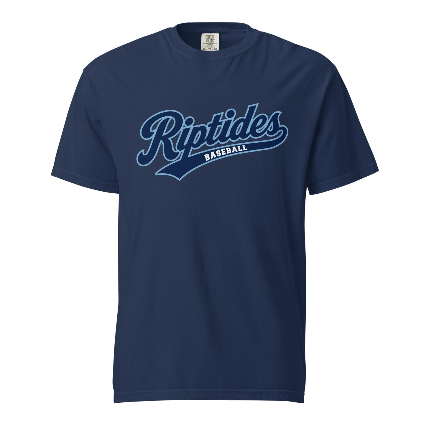 Signature | Comfort Colors T-Shirt | Cape Riptides Baseball | Modern Script Logo