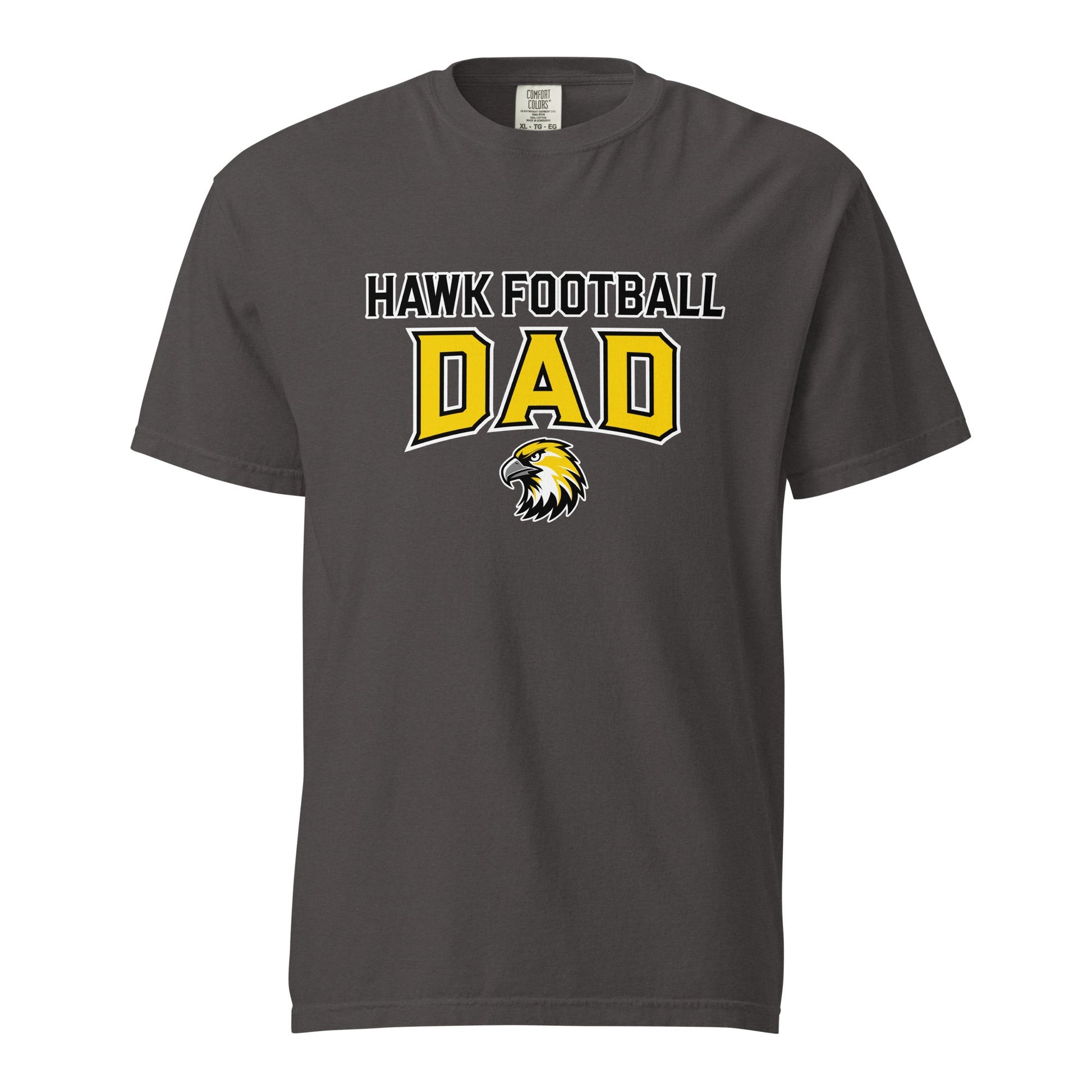 Signature | Comfort Colors T-Shirt | Cardinal Ohara Hawks | Football Dad Logo