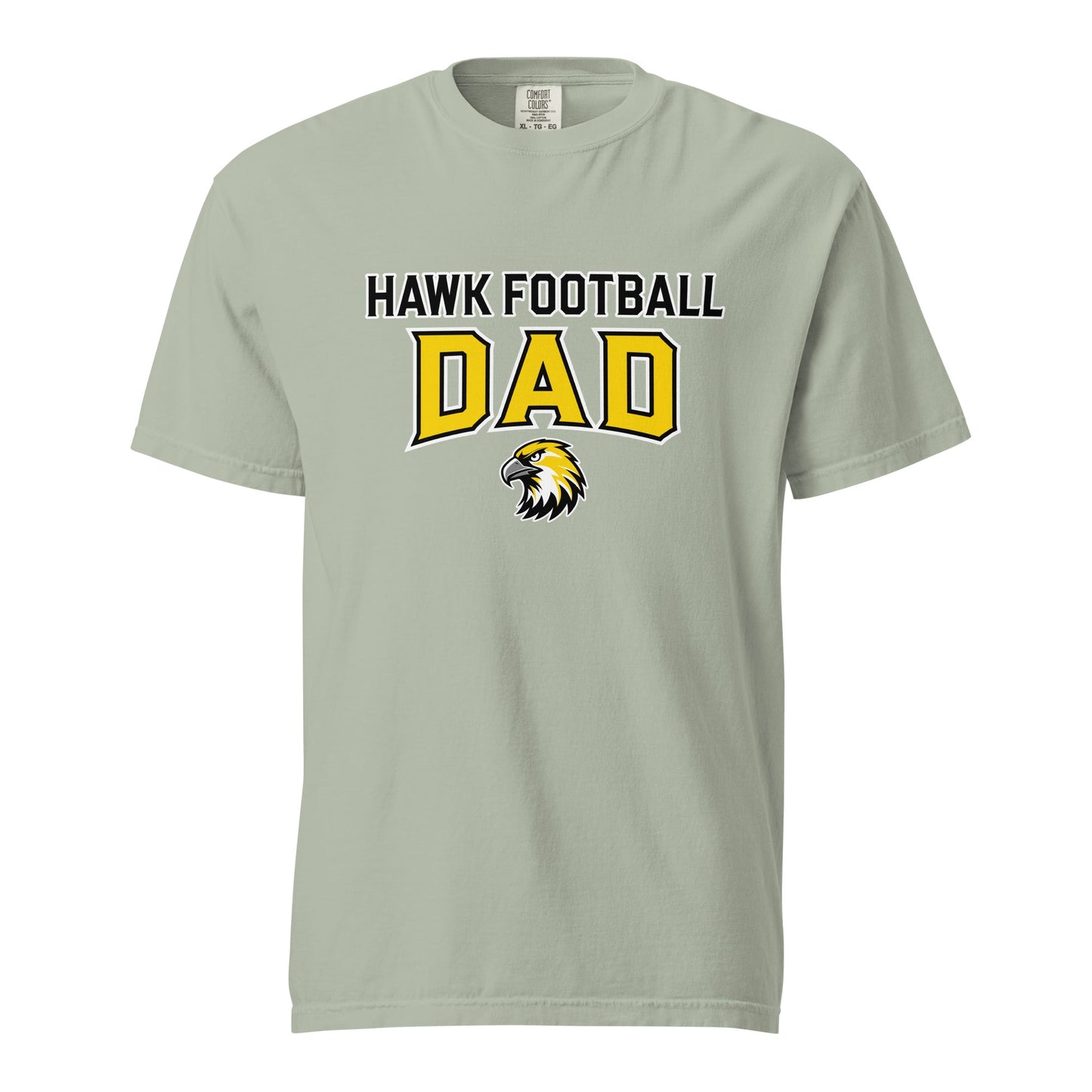Signature | Comfort Colors T-Shirt | Cardinal Ohara Hawks | Football Dad Logo
