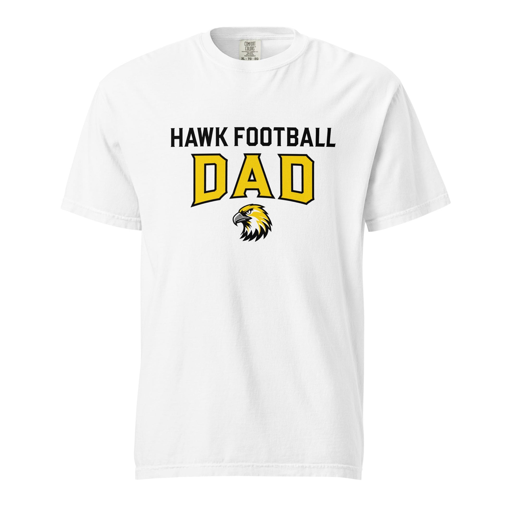 Signature | Comfort Colors T-Shirt | Cardinal Ohara Hawks | Football Dad Logo