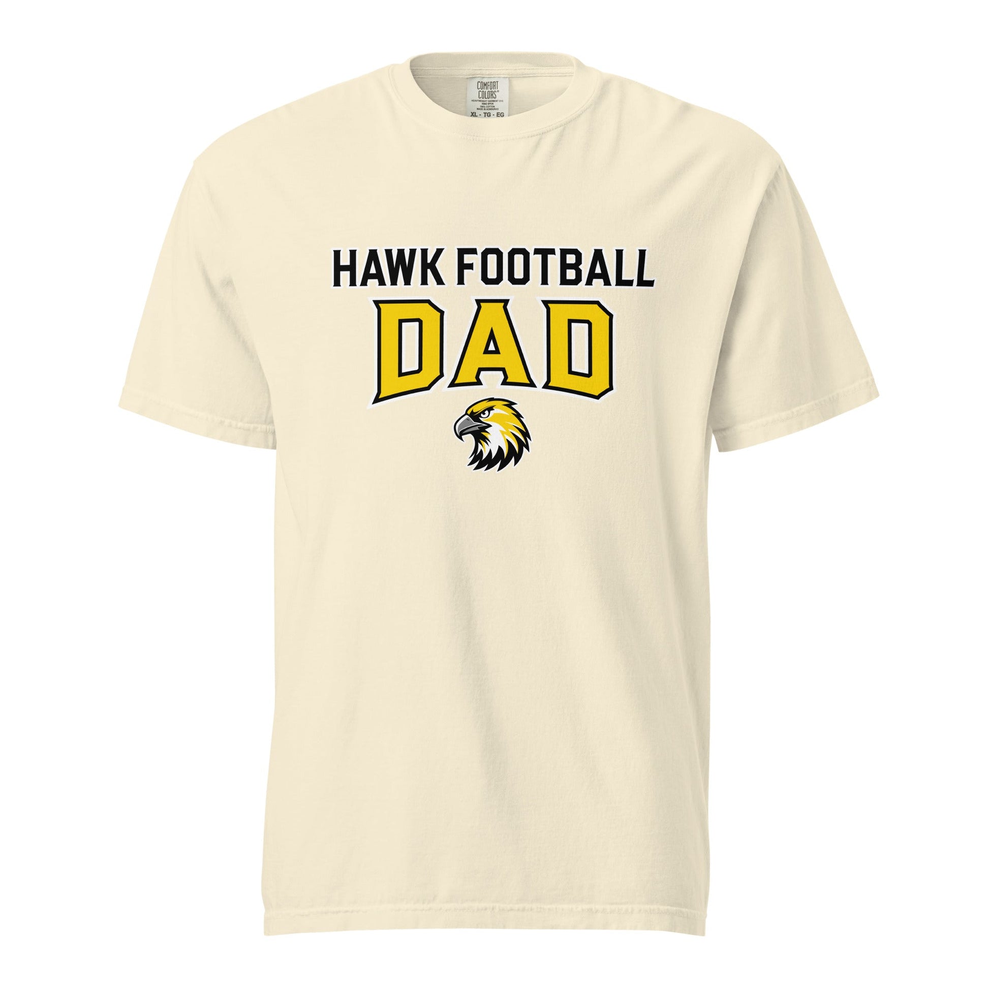 Signature | Comfort Colors T-Shirt | Cardinal Ohara Hawks | Football Dad Logo