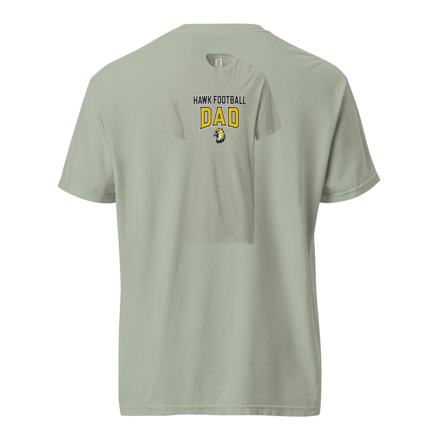 Signature | Comfort Colors T-Shirt | Cardinal Ohara Hawks | Football Dad Logo