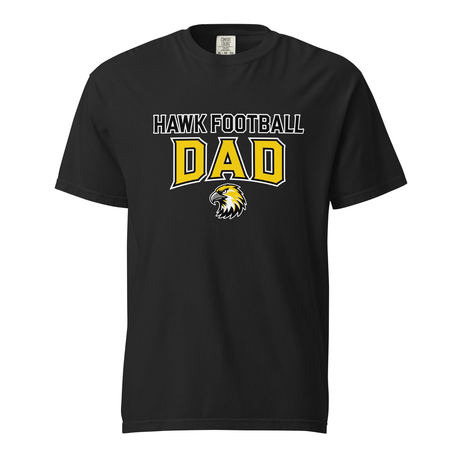 Signature | Comfort Colors T-Shirt | Cardinal Ohara Hawks | Football Dad Logo