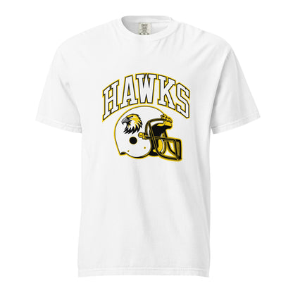 Signature | Comfort Colors T-Shirt | Cardinal Ohara Hawks | Football Helmet Logo