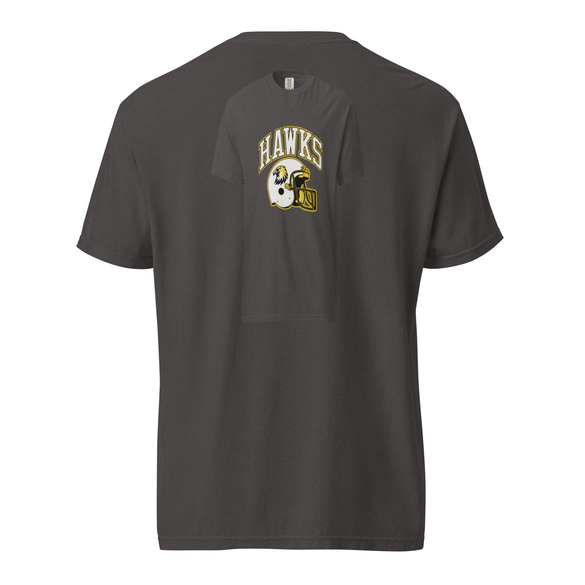 Signature | Comfort Colors T-Shirt | Cardinal Ohara Hawks | Football Helmet Logo