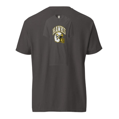 Signature | Comfort Colors T-Shirt | Cardinal Ohara Hawks | Football Helmet Logo