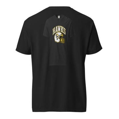 Signature | Comfort Colors T-Shirt | Cardinal Ohara Hawks | Football Helmet Logo