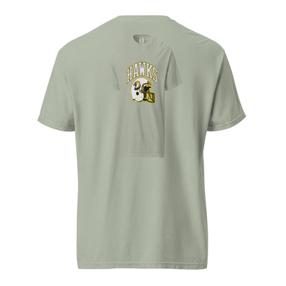 Signature | Comfort Colors T-Shirt | Cardinal Ohara Hawks | Football Helmet Logo