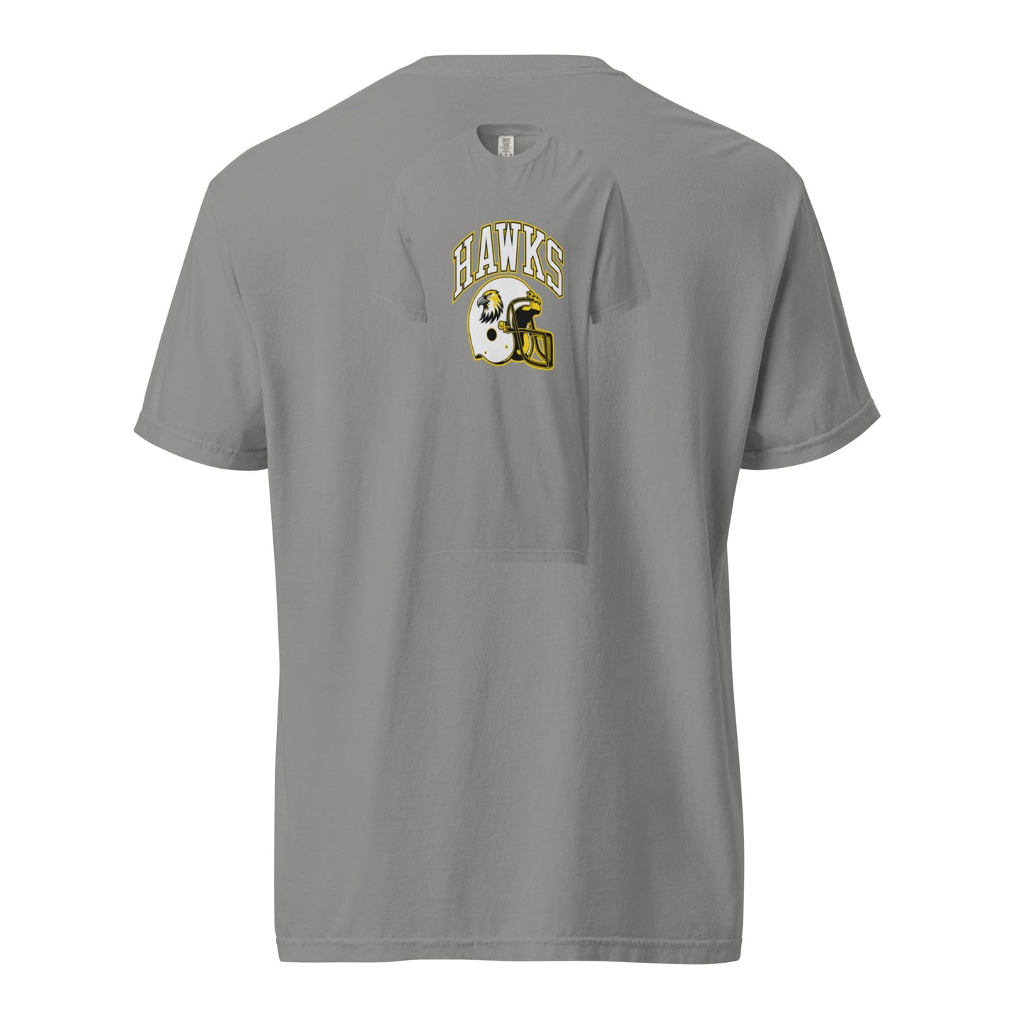 Signature | Comfort Colors T-Shirt | Cardinal Ohara Hawks | Football Helmet Logo