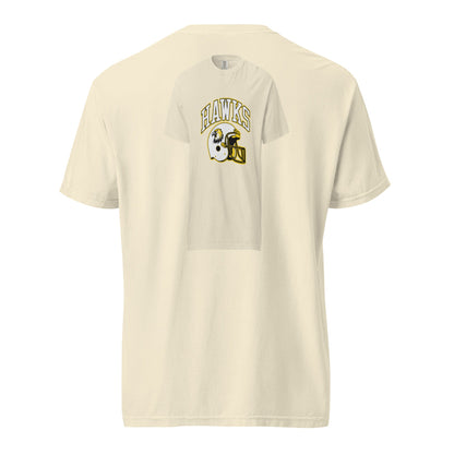 Signature | Comfort Colors T-Shirt | Cardinal Ohara Hawks | Football Helmet Logo